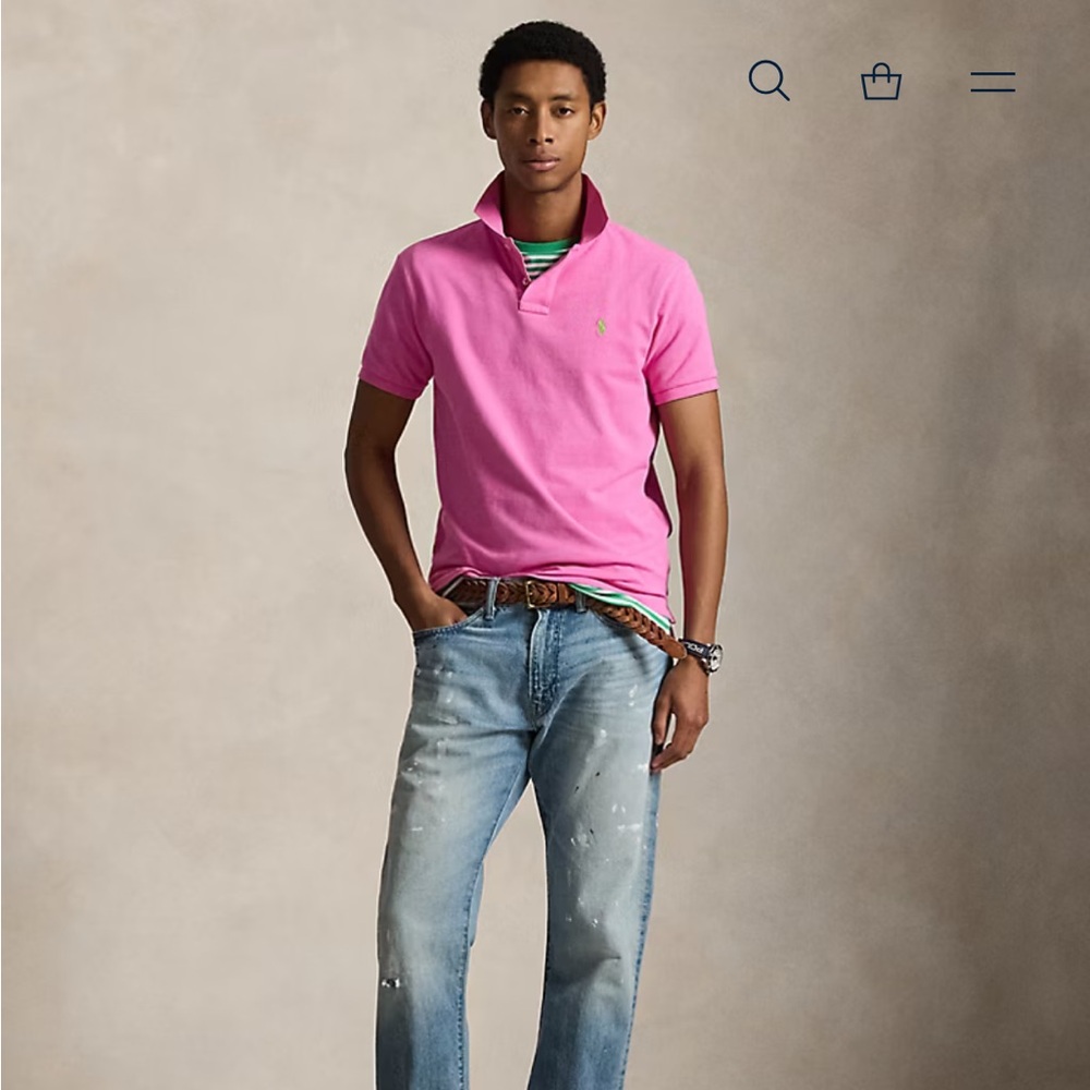 The Iconic Mesh Polo Shirt - Custom slim Fit